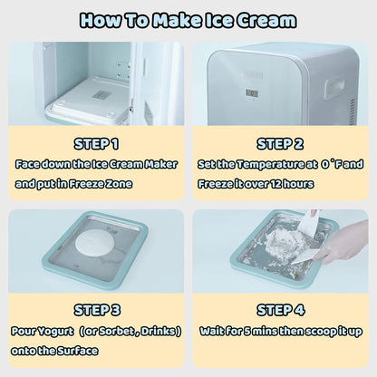 Instant Ice Cream Maker – DIY Rolled Ice Cream Pan for Kids & Adults - Infinitygallery.store