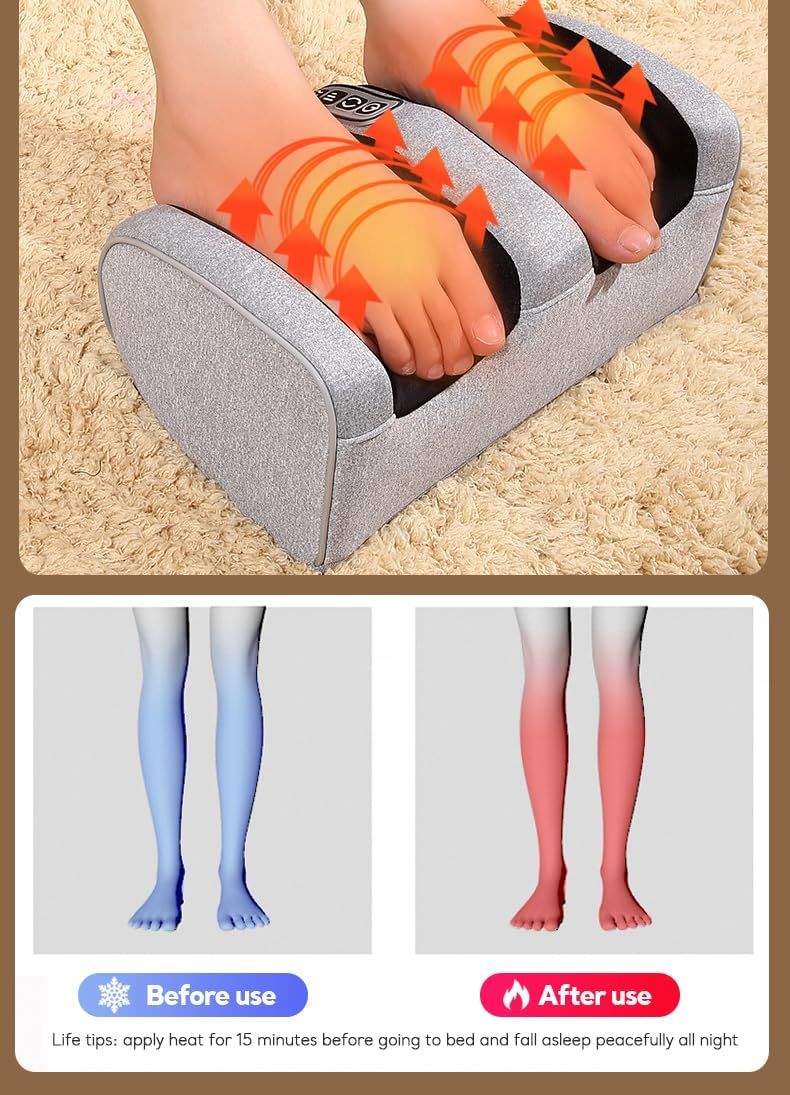 Electric Foot Massager – Deep Kneading & Vibration for Stress Relief & Circulation - Infinitygallery.store