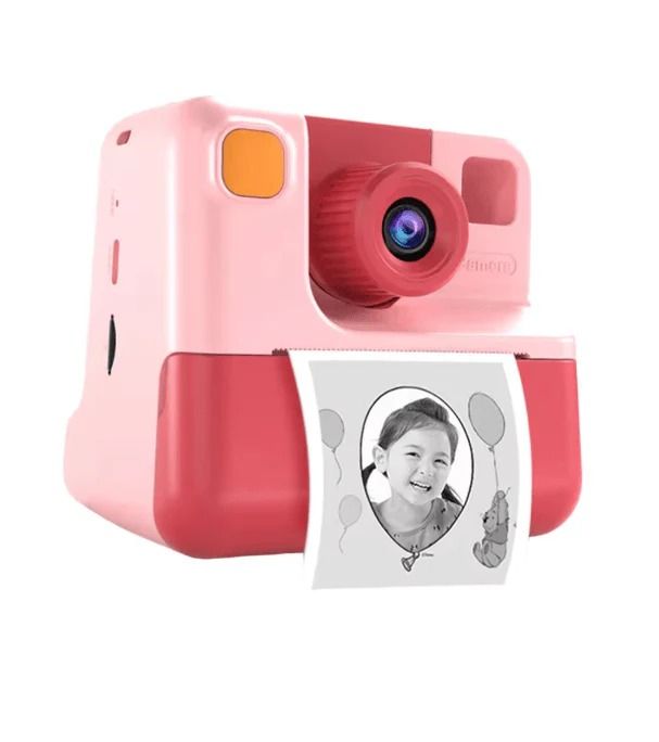 Kids Digital Instant Print Camera – Flip Design, Real-Time Photos, Perfect Gift - Infinitygallery.store