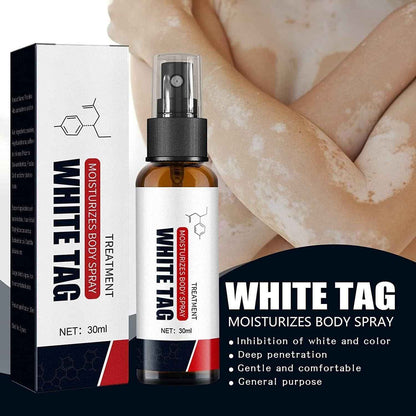 Dermax White Tag Body Moisturizing Spray – Soothes Dry, Rough & Psoriasis-Prone Skin
