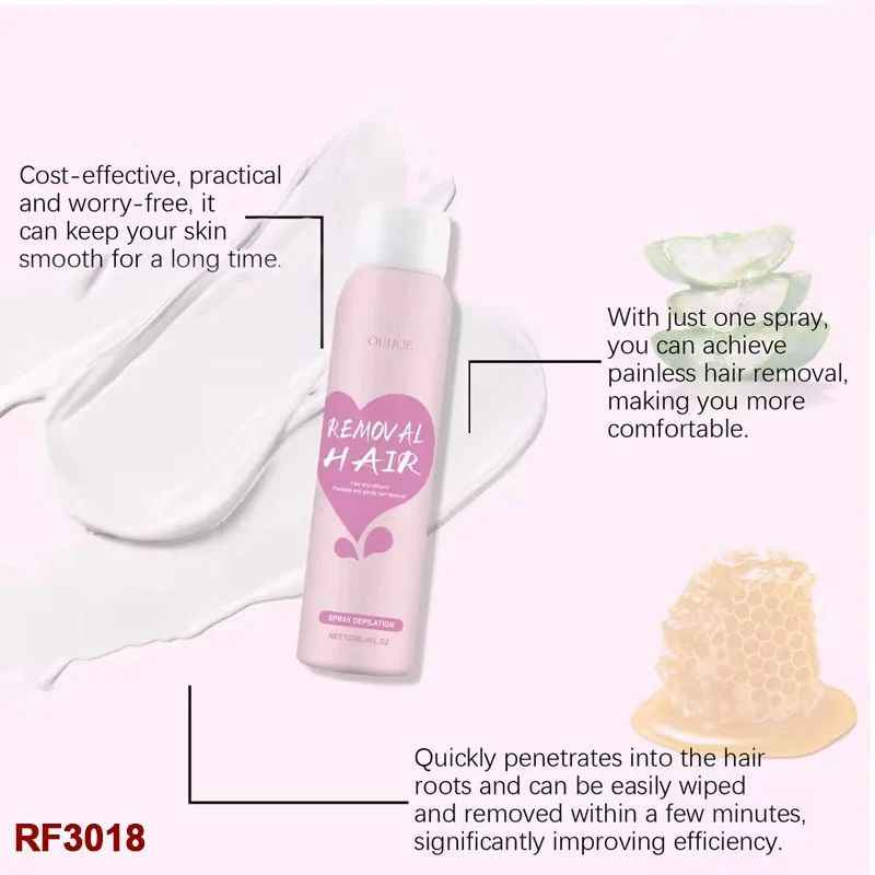 Hair Removal Spray – Painless & Gentle Formula (120ML)