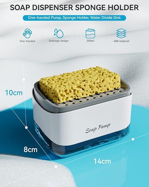 Stylish Kitchen Soap Dispenser – Manual Pump for Easy & Elegant Soap Access - Infinitygallery.store