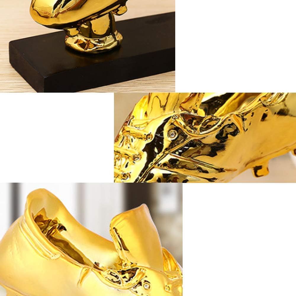 Golden Boot Sports Trophy – Football Collectible Award with Optional Engraving - Infinitygallery.store