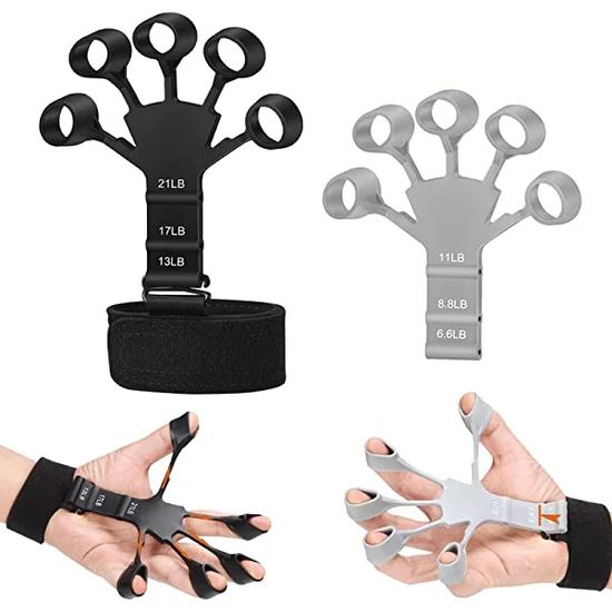 Metal-Hook Grip Strength Trainer – Adjustable Finger Exerciser for Hand & Forearm - Infinitygallery.store
