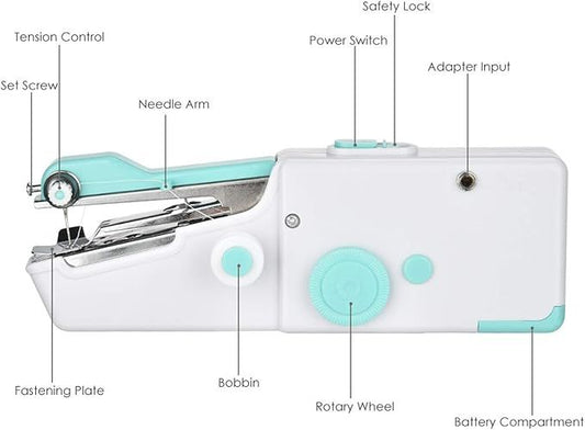 Portable Handheld Stitching Machine – Quick Fix Sewing Tool for All Fabrics - Infinitygallery.store