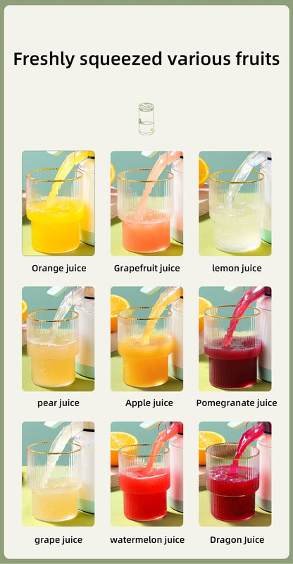 Rechargeable Automatic Citrus Juicer – Portable, Hands-Free, USB Powered, 400ml Capacity - Infinitygallery.store