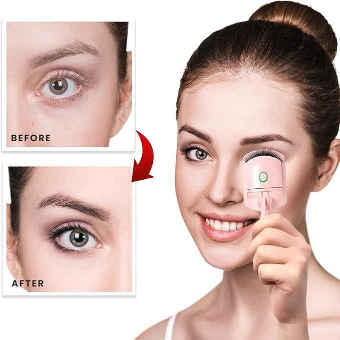 Rechargeable Heated Eyelash Curler – Effortless, Long-Lasting Lash Lift On-the-Go