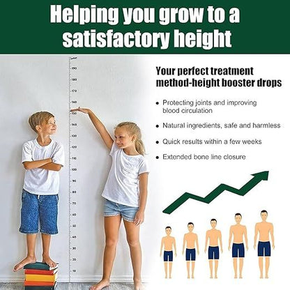 Height Booster Drops for Kids – Growth Support Formula (30ml) - Infinitygallery.store
