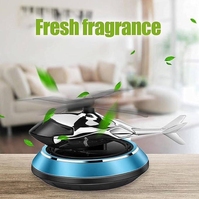 Solar Car Fragrance – Helicopter Style Rotating Dashboard Air Freshener - Infinitygallery.store