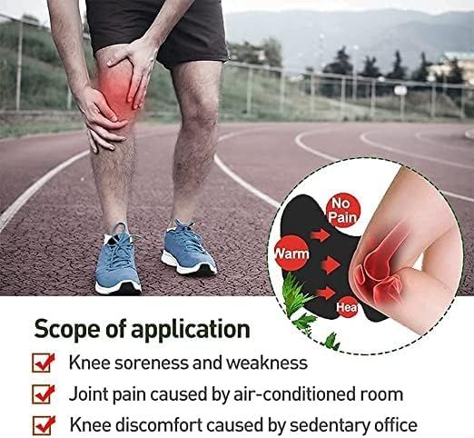 Professional Herbal Knee Pain Relief Patches – Self-Heating Moxa Plaster (20 Pcs) - Infinitygallery.store