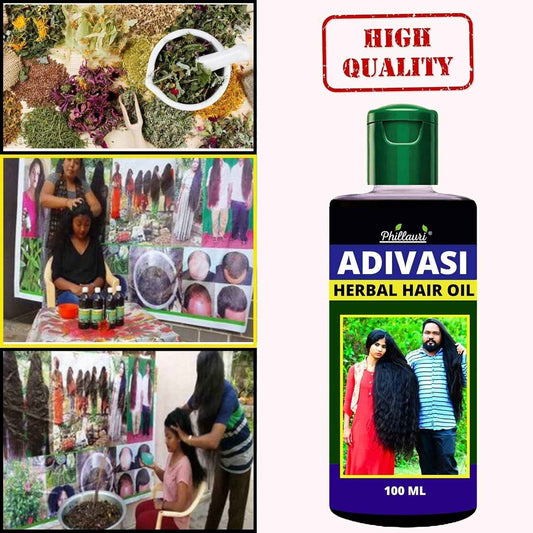 Adivasi Original Herbal Hair Oil – Ayurvedic Hair Growth & Deep Nourishment