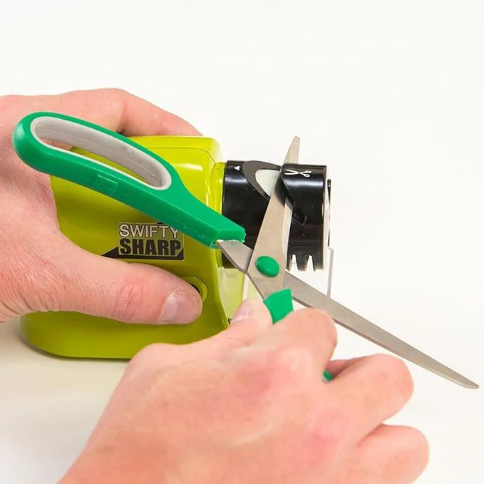 Swifty Tool Sharpener – Cordless Electric Knife & Tool Sharpener with Angle Guide - Infinitygallery.store