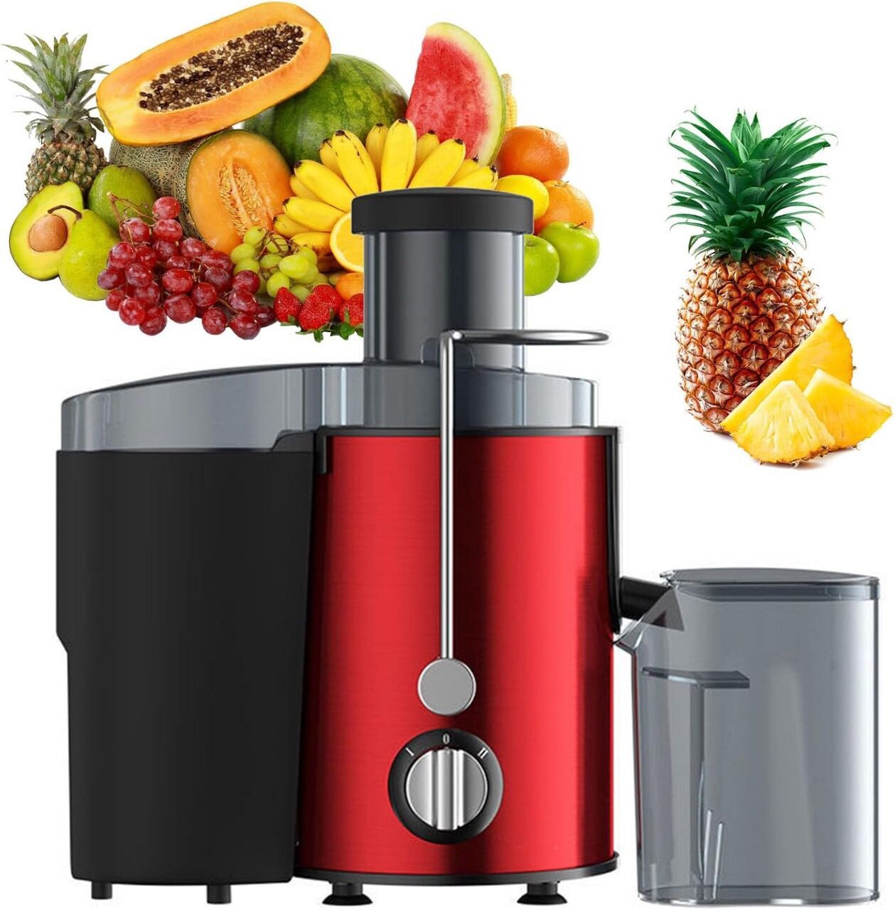 Multifunction Juicer Machine – High-Capacity, Space-Saving Fruit & Vegetable Juice Extractor - Infinitygallery.store