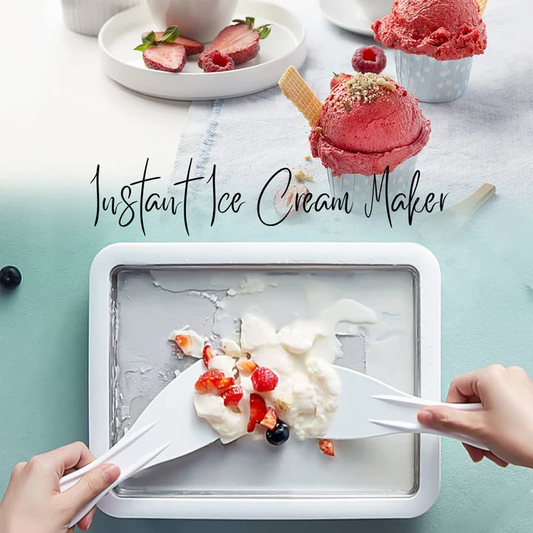 Instant Ice Cream Maker – DIY Rolled Ice Cream Pan for Kids & Adults - Infinitygallery.store
