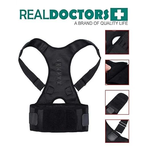 Shoulder & Back Support Belt – Posture Corrector for Pain Relief & Confidence Boost - Infinitygallery.store