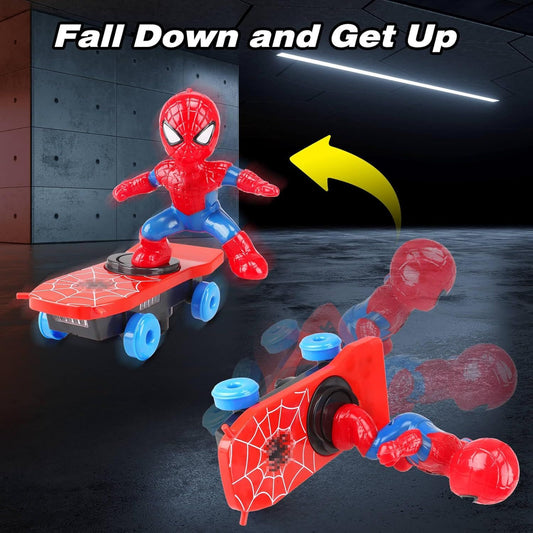 Interactive Spider Robot Toy for Kids – Lights, Music & 360° Spin Action - Infinitygallery.store