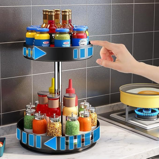 Pantry Cabinet Organizer – Multi-Tier Kitchen Storage Shelf for Dishes, Spices & Essentials - Infinitygallery.store