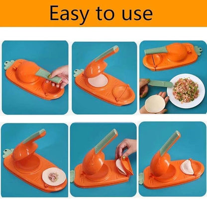 2-in-1 Dumpling Maker – Press & Seal Tool for Dumplings, Empanadas & More - Infinitygallery.store