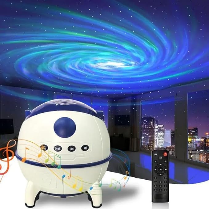 LED galaxy projector with remote
