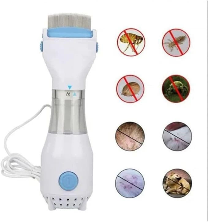 Electric Head Lice Comb – Gentle, Chemical-Free Lice Removal Tool for Kids & Adults - Infinitygallery.store