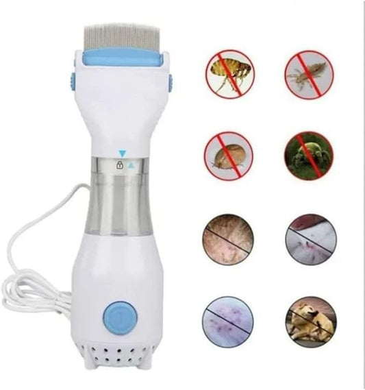Electric Head Lice Comb – Gentle, Chemical-Free Lice Removal Tool for Kids & Adults - Infinitygallery.store