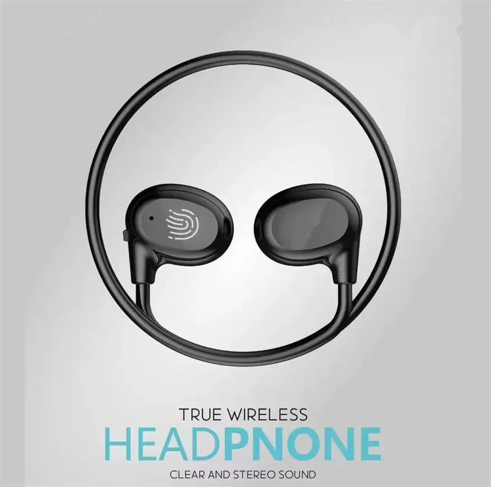 Air-One Bone Conduction Wireless Earphones – Secure Fit & Long Battery - Infinitygallery.store