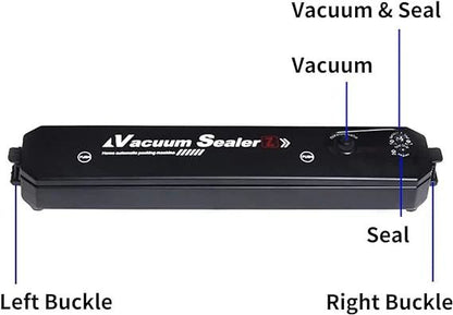 Automatic Food Vacuum Sealer Machine – 90W ABS Electric Sealing System - Infinitygallery.store