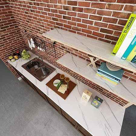 Self-Adhesive Marble Contact Paper – 3M Roll for Countertops, Cabinets & More