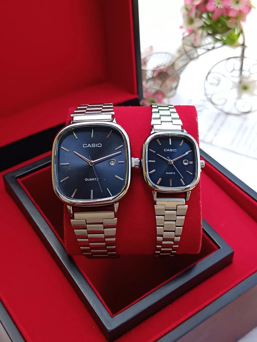 Casio Couple Watch Set – Classic His & Hers Analog Timepieces | Infinity Gallery - Infinitygallery.store