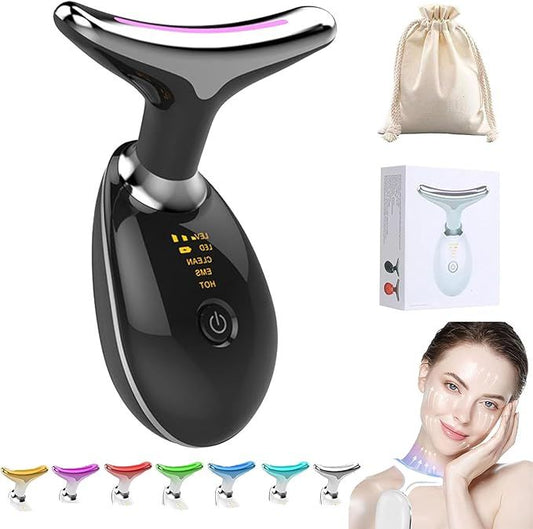 ✨ Anti-Wrinkle Face Roller – Microcurrent Beauty Massager with USB Charging - Infinitygallery.store