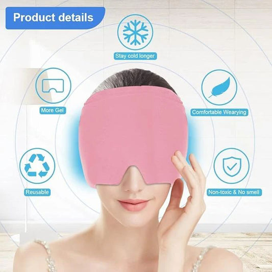 Migraine Relief Cap – Hot & Cold Therapy Headache Soother with Thermax Tech - Infinitygallery.store