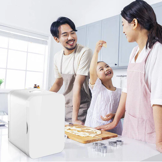 Mini Portable Fridge 8L – Dual Power | Hot & Cold | Quiet & Compact - Infinitygallery.store