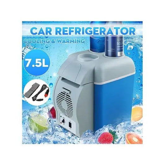 Portable Mini Car Refrigerator 7.5L – 12V Cooling & Heating Travel Fridge - Infinitygallery.store