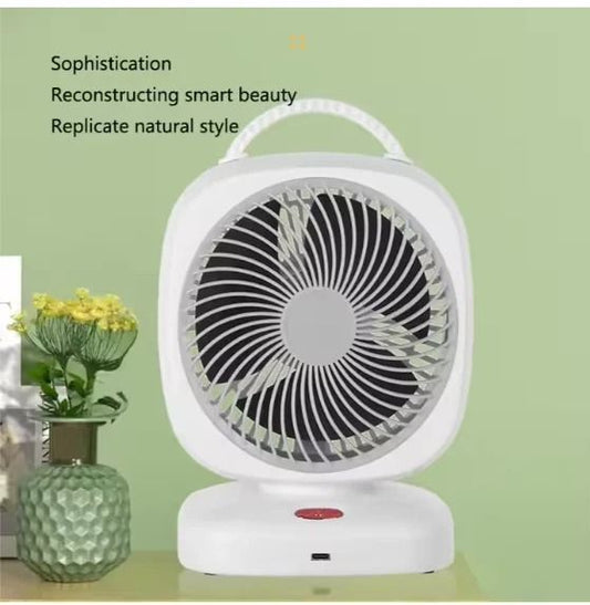 Mini Circulation Fan – Compact, Quiet & Adjustable Cooling for Any Space - Infinitygallery.store