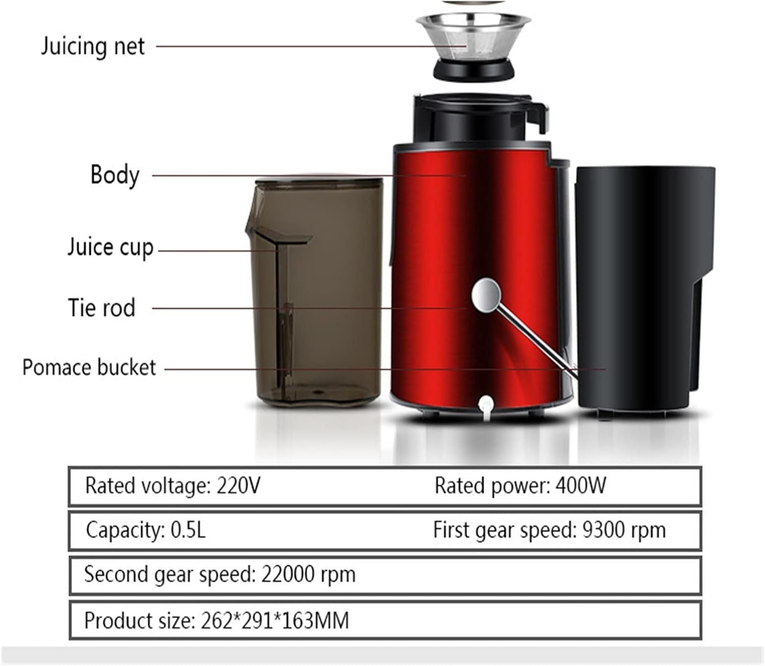 Multifunction Juicer Machine – High-Capacity, Space-Saving Fruit & Vegetable Juice Extractor - Infinitygallery.store