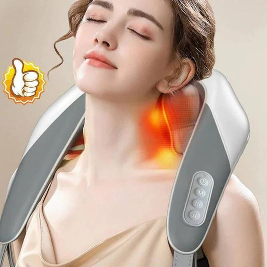 3D Kneading Head & Shoulder Massage Pillow – Muscle Magic Pain Relief Massager - Infinitygallery.store