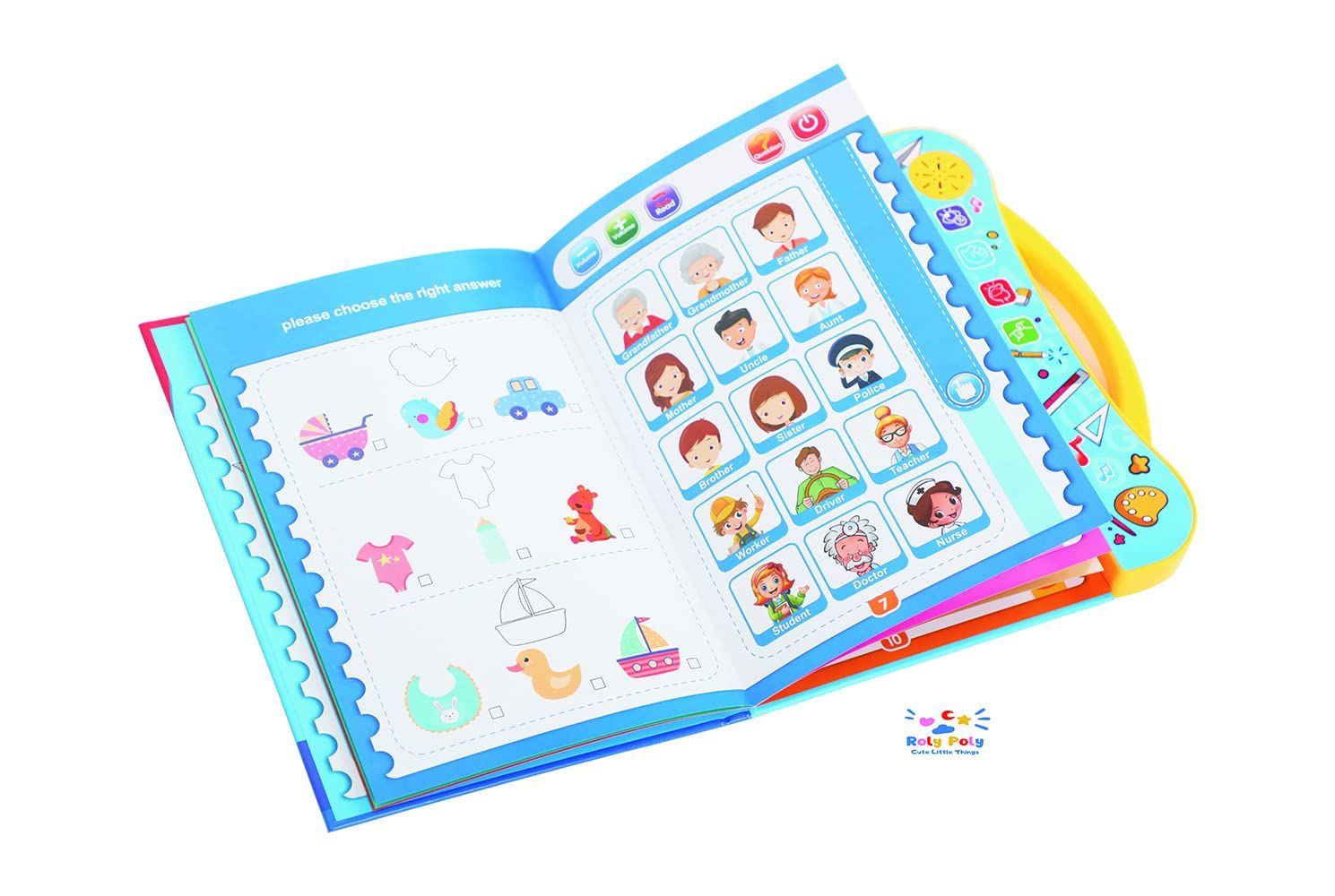 Interactive Intelligence Learning Book for Kids – Phonetic Touch & Sound ABC Book - Infinitygallery.store