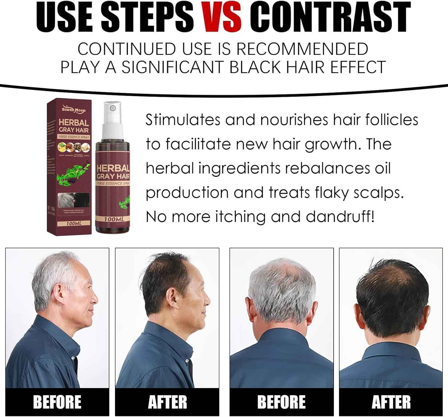 Herbal Hair Darkening Conditioner – Anti-Hair Loss & Natural Color Boost (100ml)