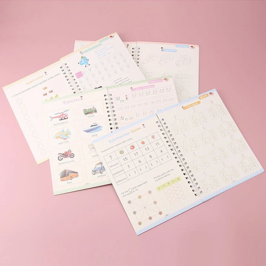 Magic Handwriting Practice Book – Reusable English Writing Workbook for Kids & Adults | Infinity Gallery - Infinitygallery.store