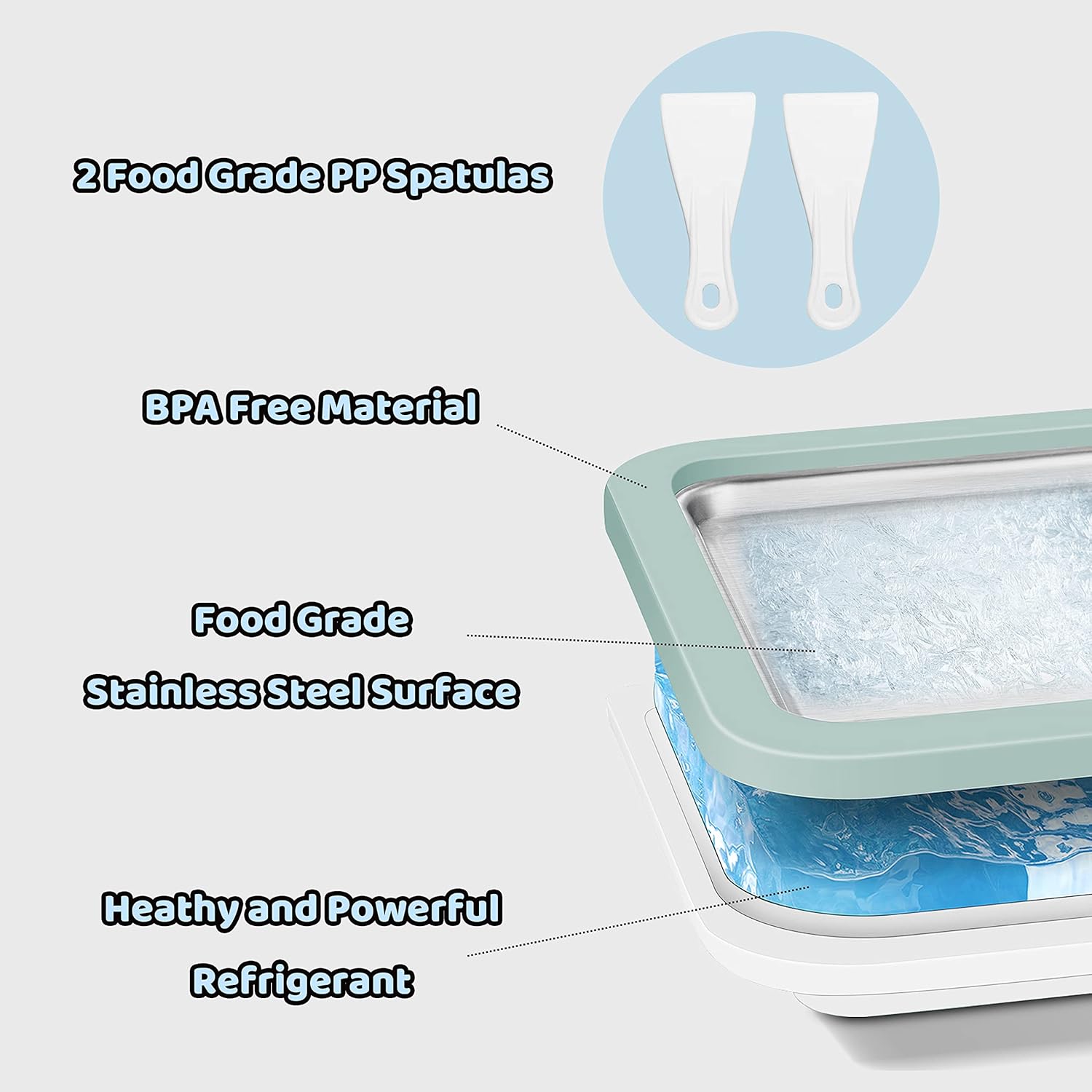 Instant Ice Cream Maker – DIY Rolled Ice Cream Pan for Kids & Adults - Infinitygallery.store