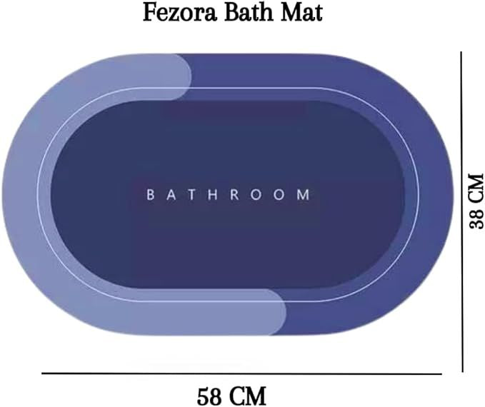 Super Absorbent Floor Mat – Quick-Dry, Non-Slip Rubber Mat for Bathroom, Kitchen & Entryway - Infinitygallery.store