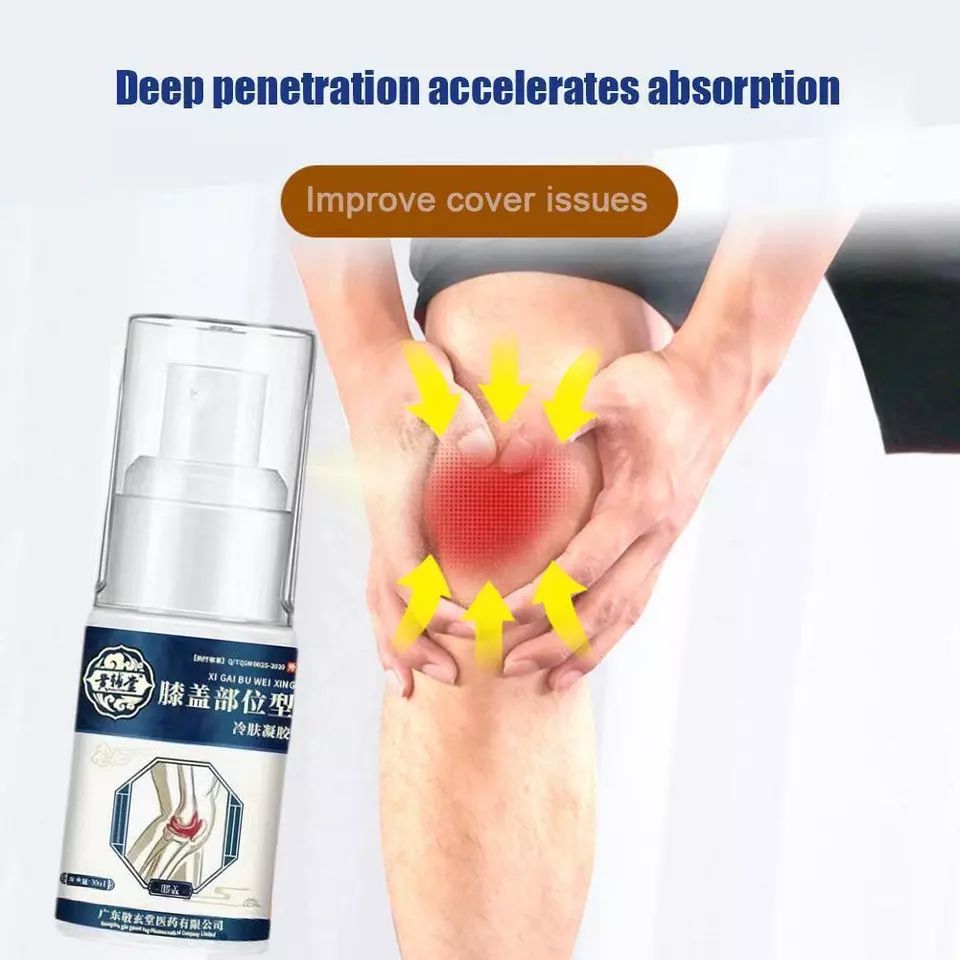 Pain Relief Knee Spray – Fast-Acting, Non-Greasy, Deep Penetrating Formula with Natural Ingredients - Infinitygallery.store