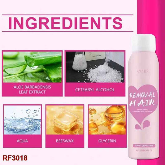 Hair Removal Spray – Painless & Gentle Formula (120ML)