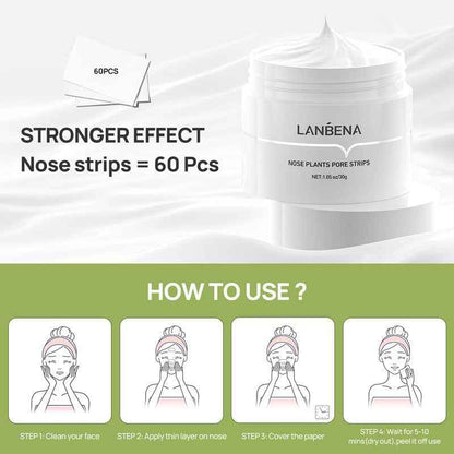 LANBENA Blackhead Remover Cream – Deep Cleansing Pore Purifying Mask