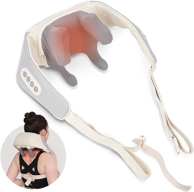 3D Kneading Head & Shoulder Massage Pillow – Muscle Magic Pain Relief Massager - Infinitygallery.store