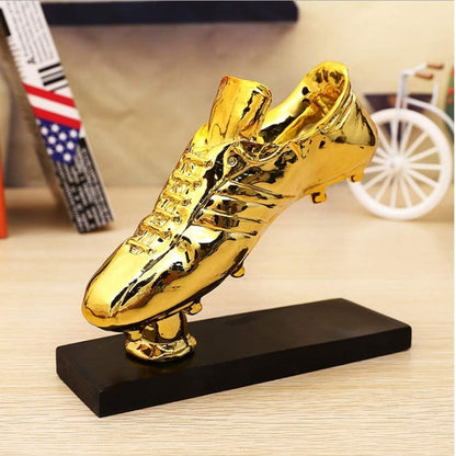 Golden Boot Sports Trophy – Football Collectible Award with Optional Engraving - Infinitygallery.store