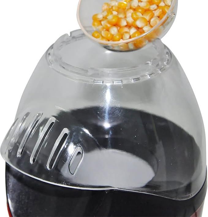 Electric Popcorn Maker Machine – Fast, Oil-Free, Compact Snack Popper with Transparent Lid - Infinitygallery.store