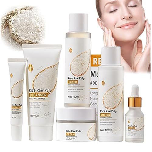 BIOAQUA Vitamin C Facial Care Set – 6-Piece Moisturizing & Brightening Skincare Kit - Infinitygallery.store