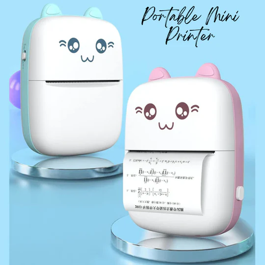 Portable Mini Bluetooth Printer – Pocket Thermal Photo & Note Printer for iOS & Android (No Ink Required) - Infinitygallery.store