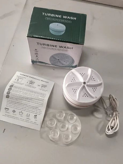 2-in-1 Foldable Mini Washing Machine by TOPINCN – Portable Automatic Washer & Spinner with 1kg Capacity - Infinitygallery.store